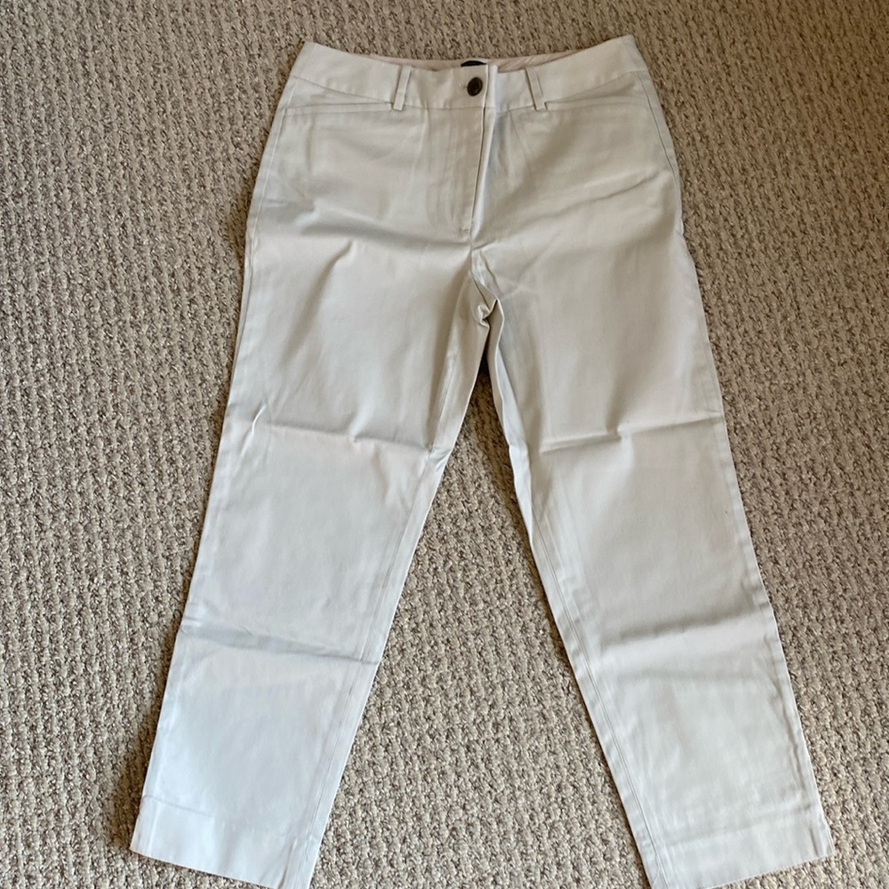 Talbots Perfect Crop in Light Tan